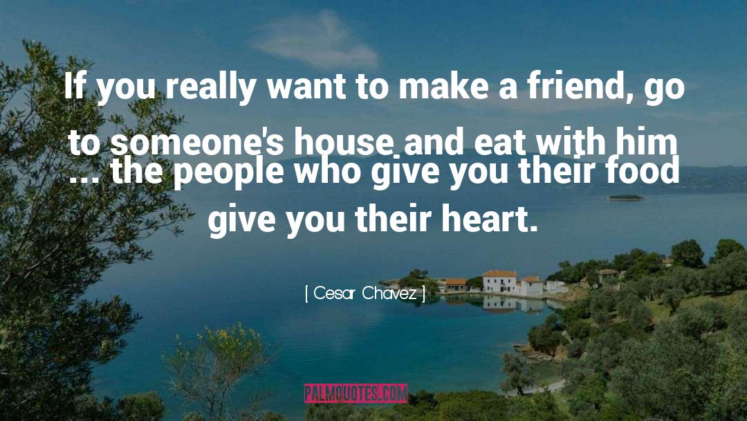 Make A Friend quotes by Cesar Chavez