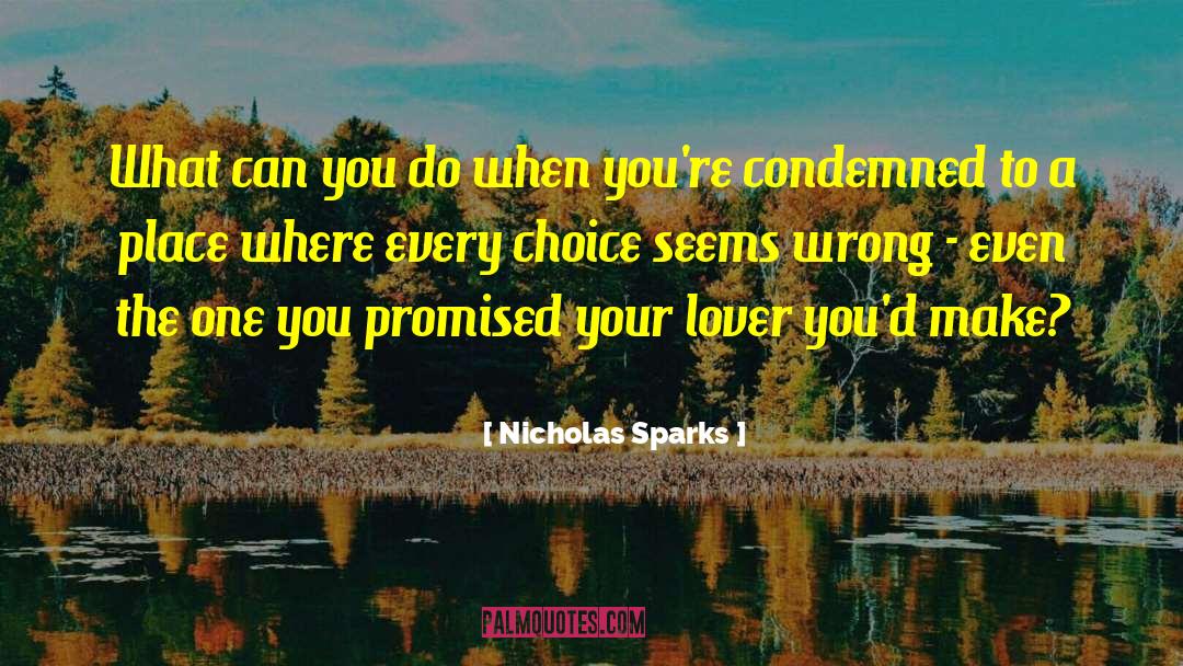 Make A Mark quotes by Nicholas Sparks