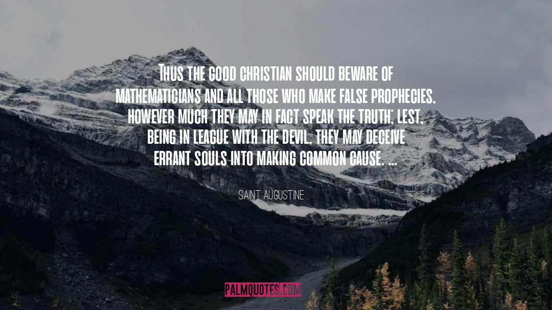 Make False quotes by Saint Augustine