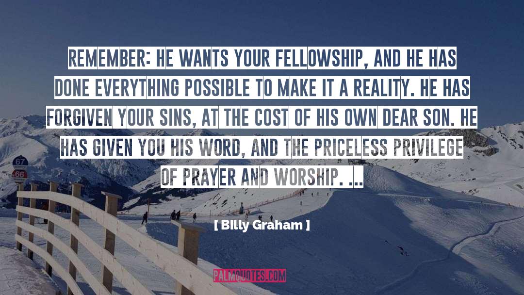 Make It A Reality quotes by Billy Graham