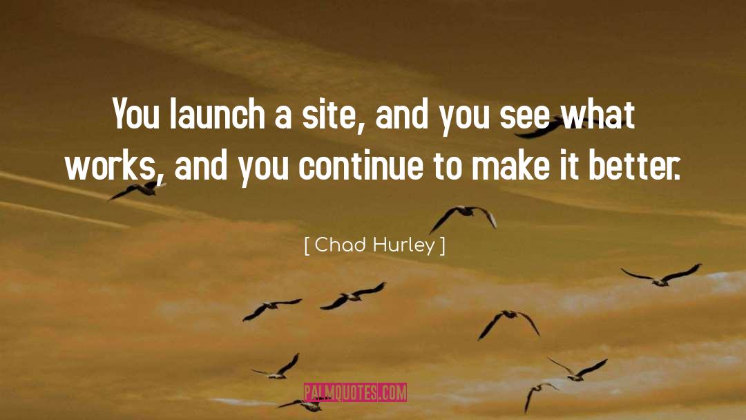 Make It Better quotes by Chad Hurley