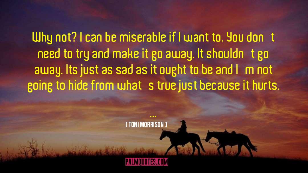 Make It Go Away quotes by Toni Morrison
