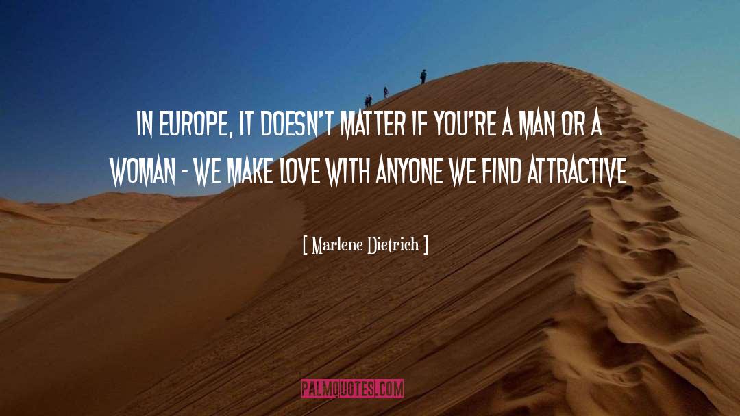 Make Love quotes by Marlene Dietrich