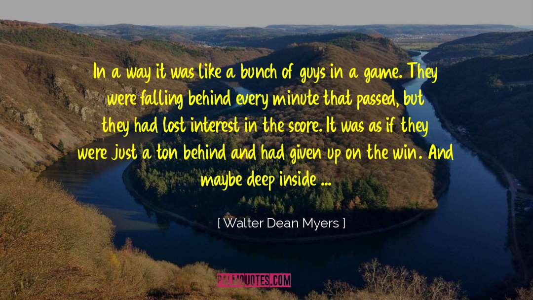 Make Or Break quotes by Walter Dean Myers
