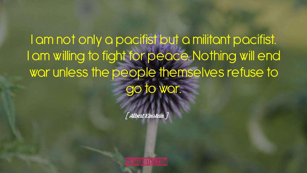 Make Peace Not War quotes by Albert Einstein
