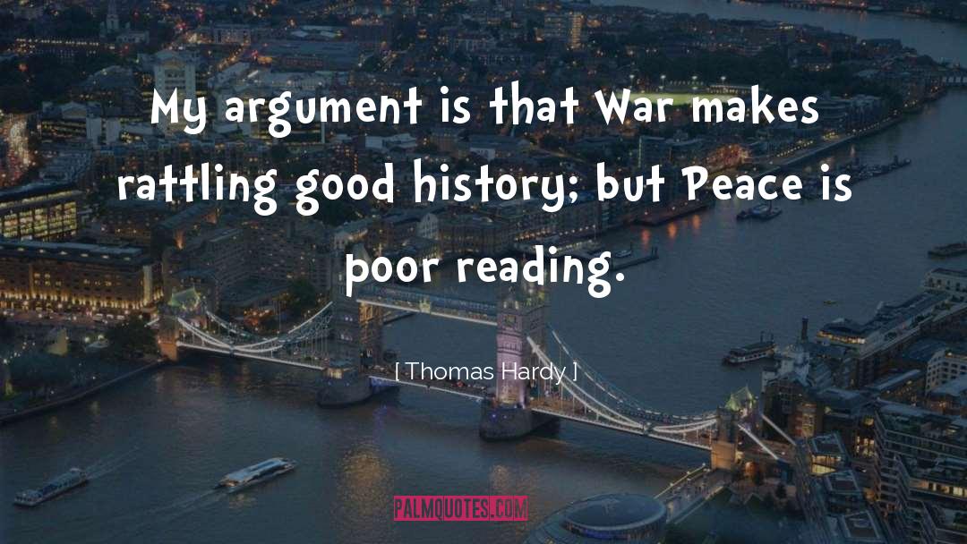 Make Peace Not War quotes by Thomas Hardy