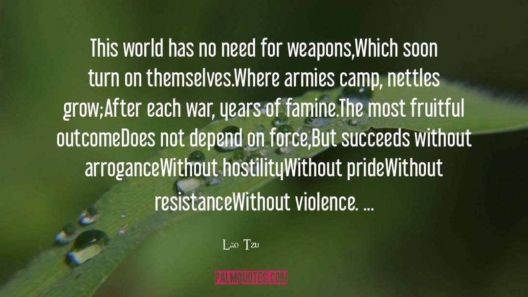 Make Peace Not War quotes by Lao Tzu