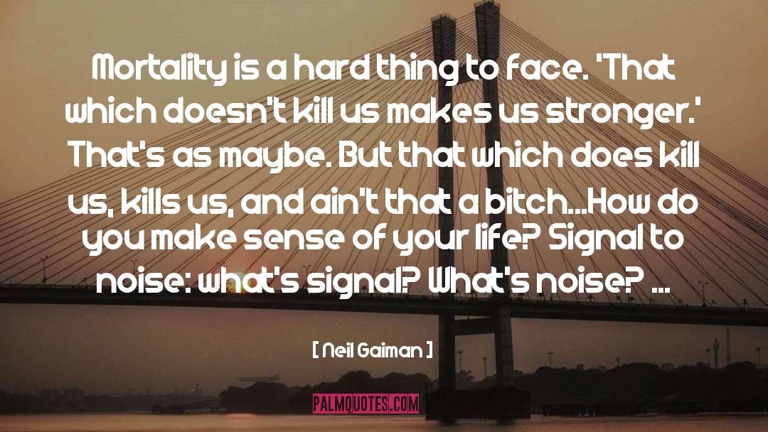 Make Sense quotes by Neil Gaiman