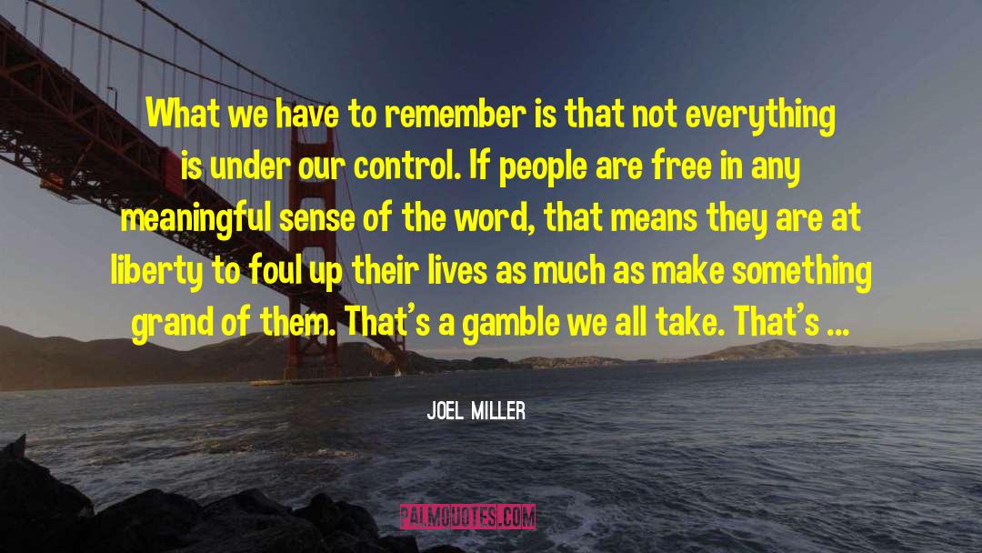 Make Something quotes by Joel Miller