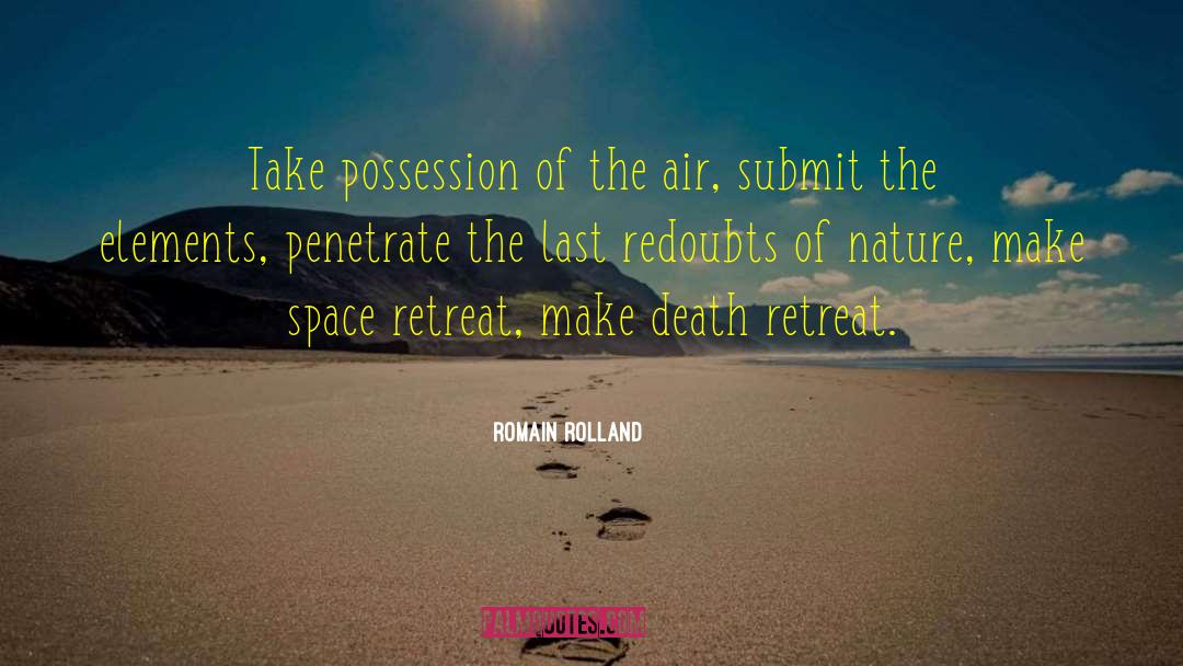 Make Space quotes by Romain Rolland