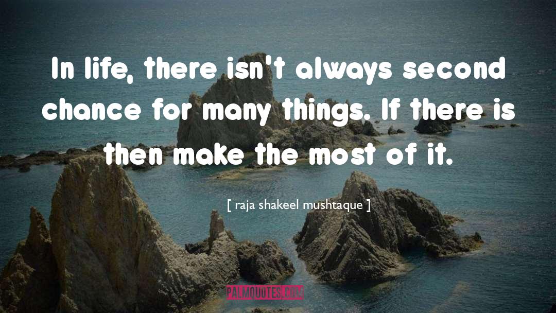 Make The Most Of It quotes by Raja Shakeel Mushtaque