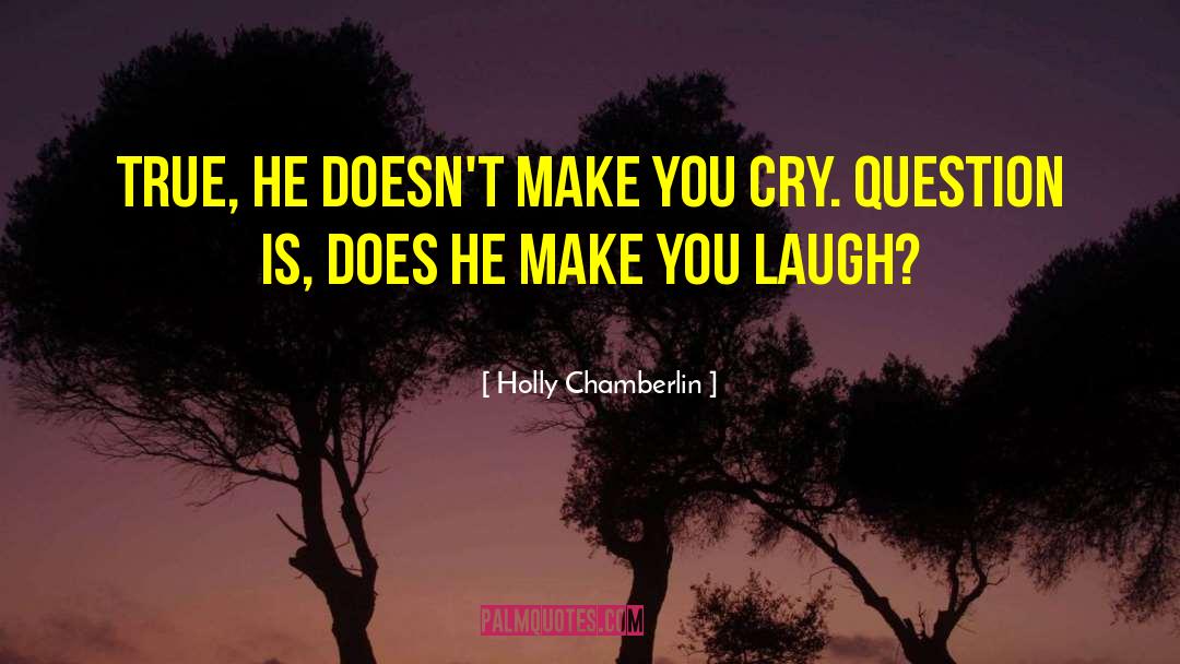 Make You Cry quotes by Holly Chamberlin