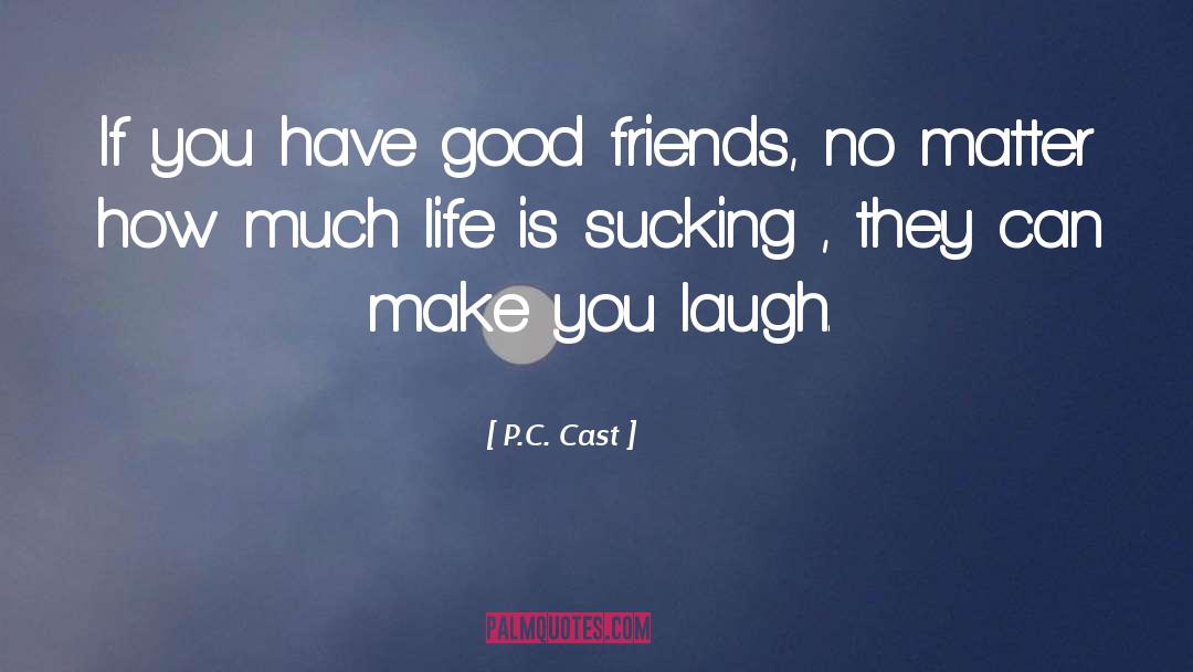 Make You Laugh quotes by P.C. Cast