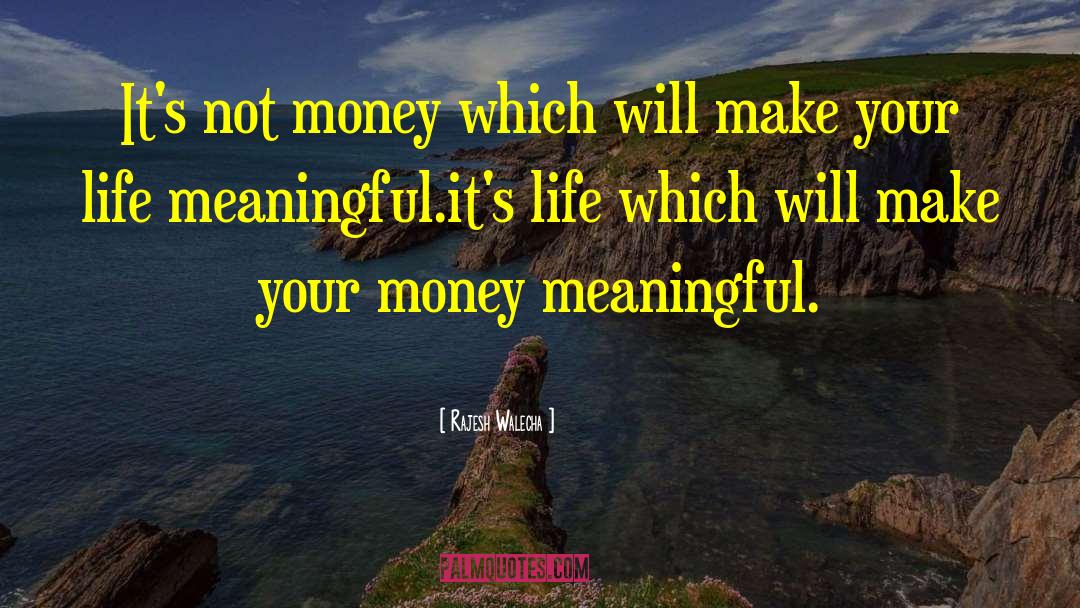 Make Your Money quotes by Rajesh Walecha