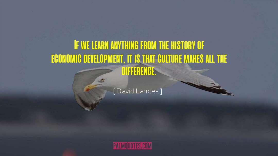 Makes All The Difference quotes by David Landes