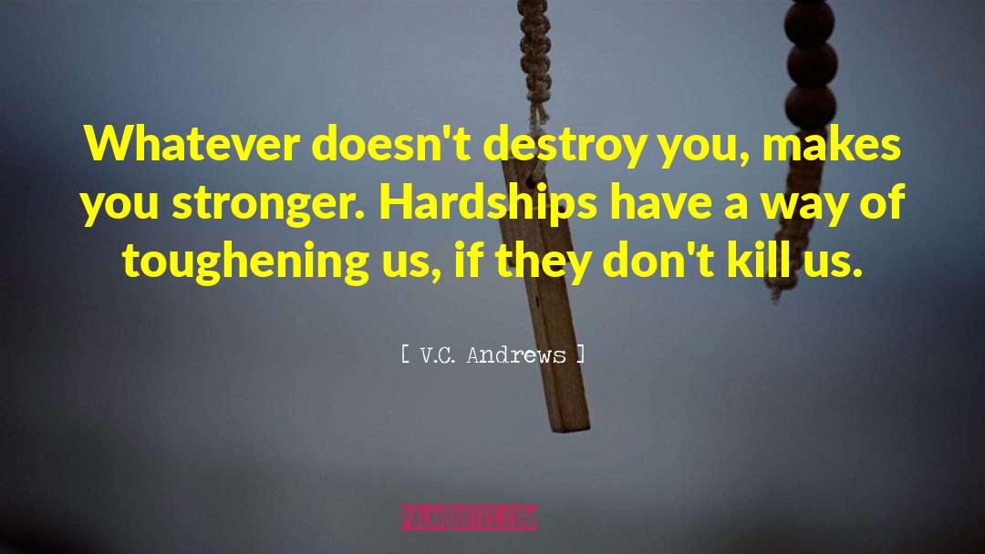 Makes You Stronger quotes by V.C. Andrews