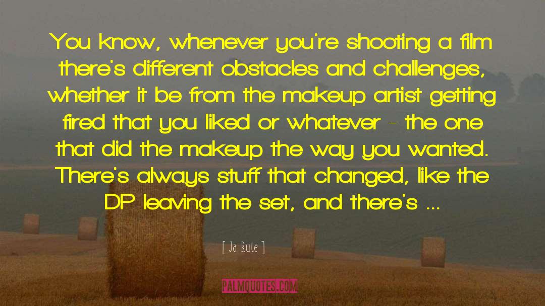 Makeup Artist quotes by Ja Rule