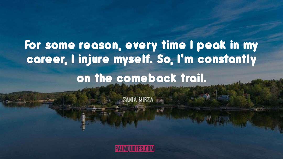 Making A Comeback In Life quotes by Sania Mirza