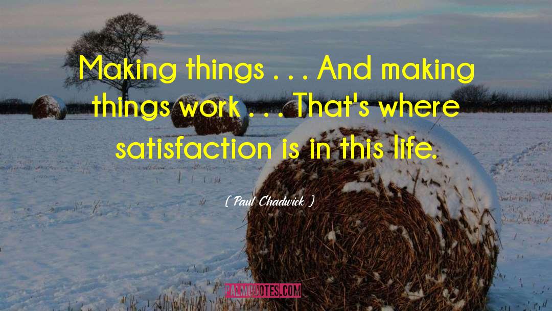 Making A Comeback In Life quotes by Paul Chadwick