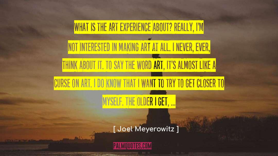 Making Art quotes by Joel Meyerowitz