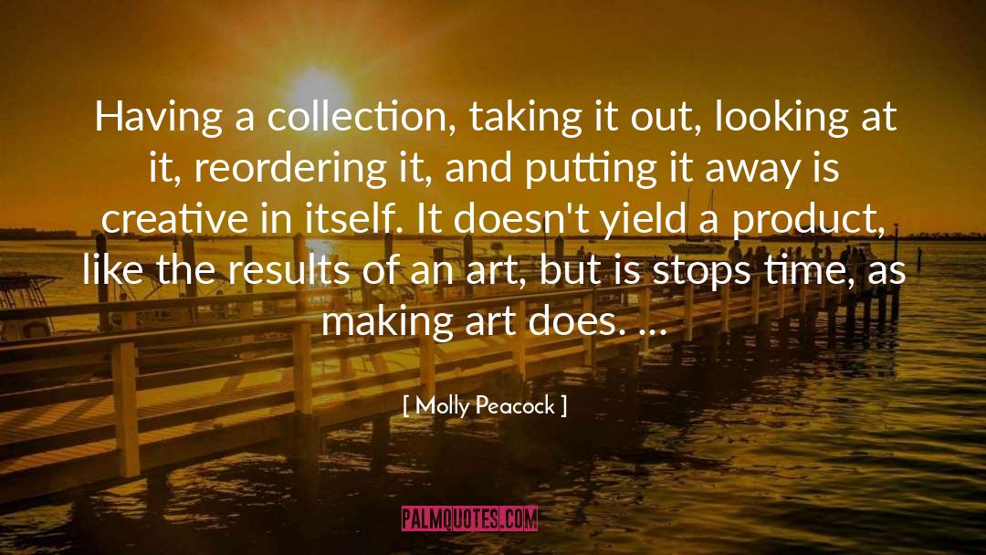 Making Art quotes by Molly Peacock