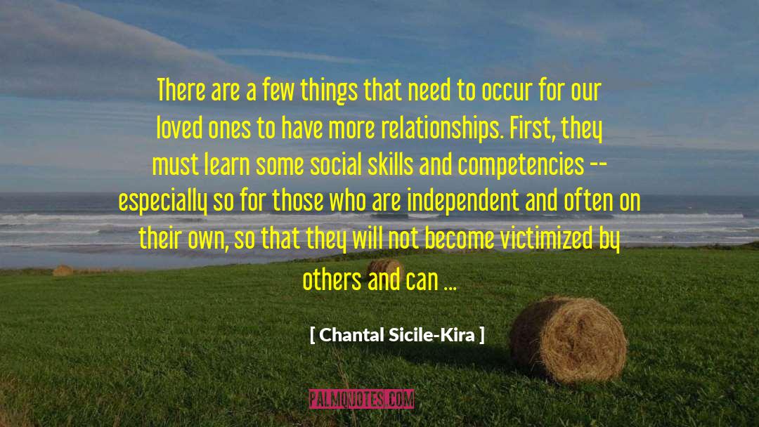 Making Connections With Others quotes by Chantal Sicile-Kira