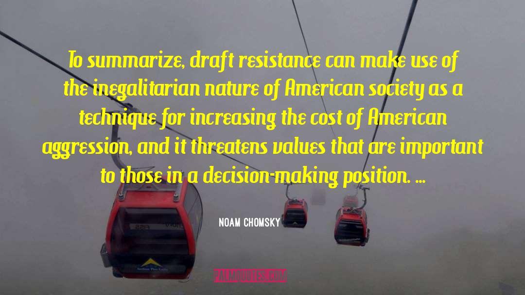 Making Decision quotes by Noam Chomsky