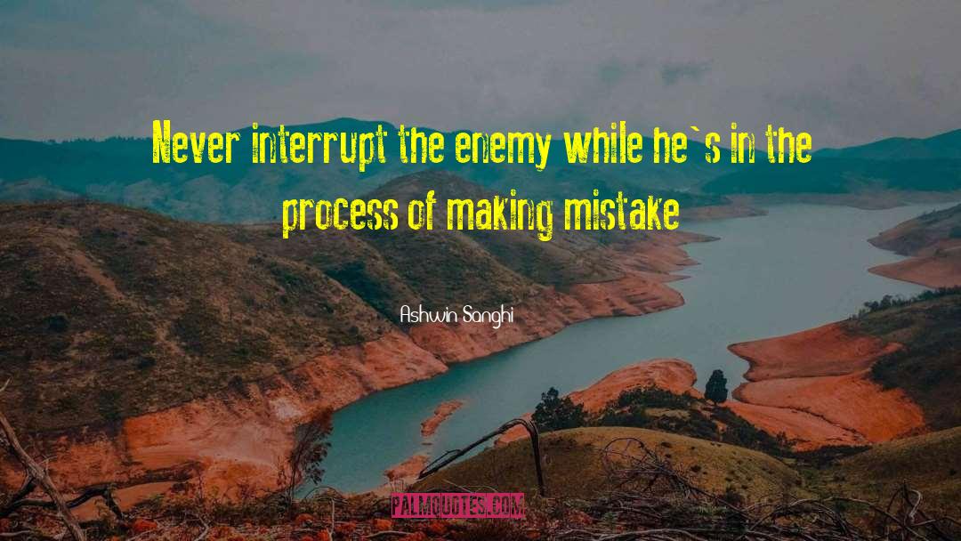 Making Mistake quotes by Ashwin Sanghi