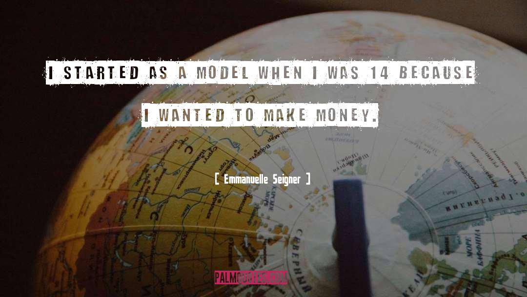 Making Money quotes by Emmanuelle Seigner