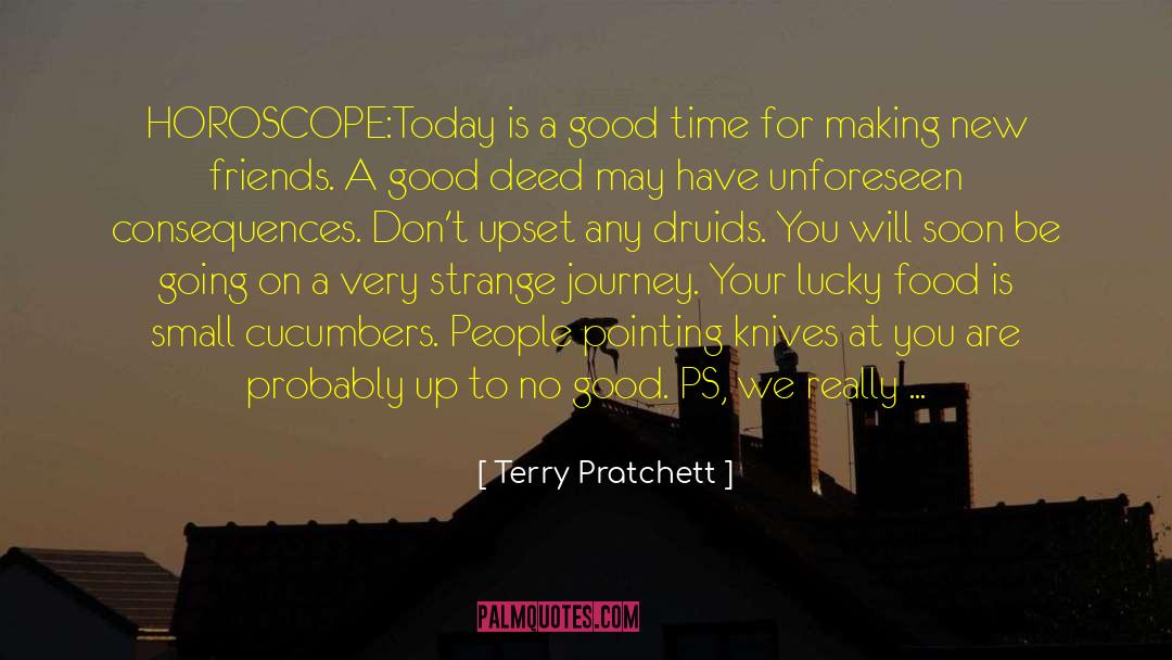 Making New Friends quotes by Terry Pratchett