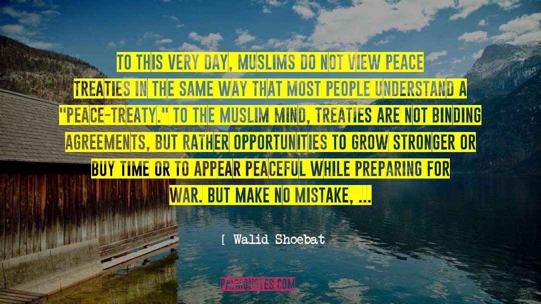 Making Peace quotes by Walid Shoebat