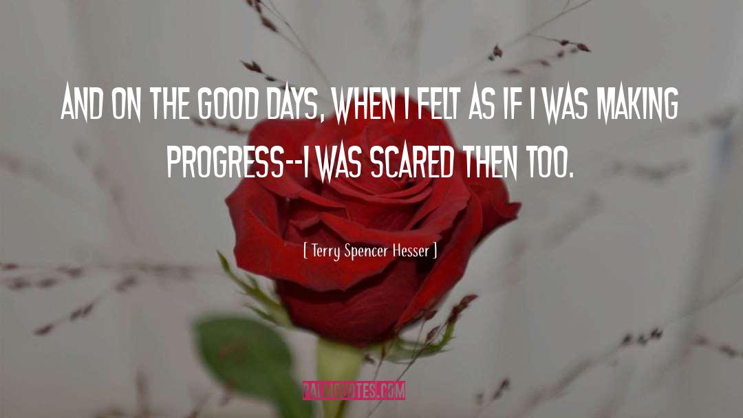 Making Progress quotes by Terry Spencer Hesser