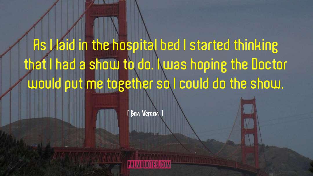 Making The Bed quotes by Ben Vereen