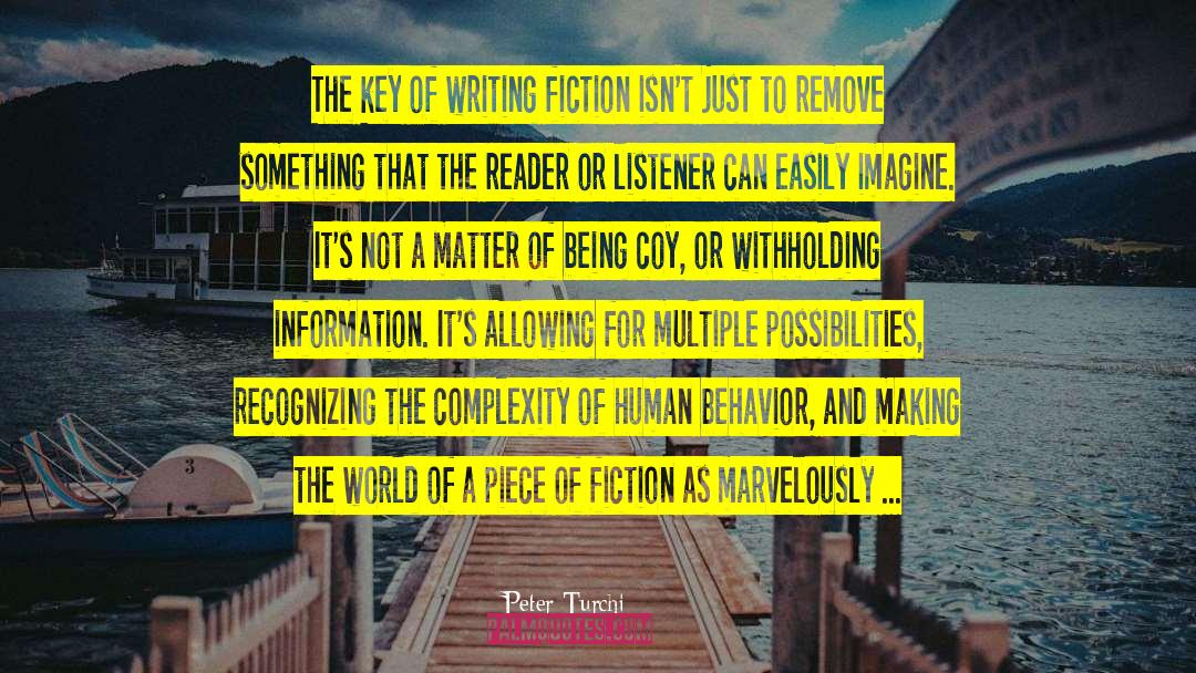 Making The World quotes by Peter Turchi
