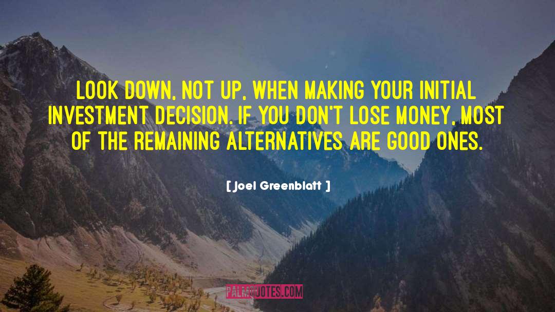 Making Up Ones Mind quotes by Joel Greenblatt