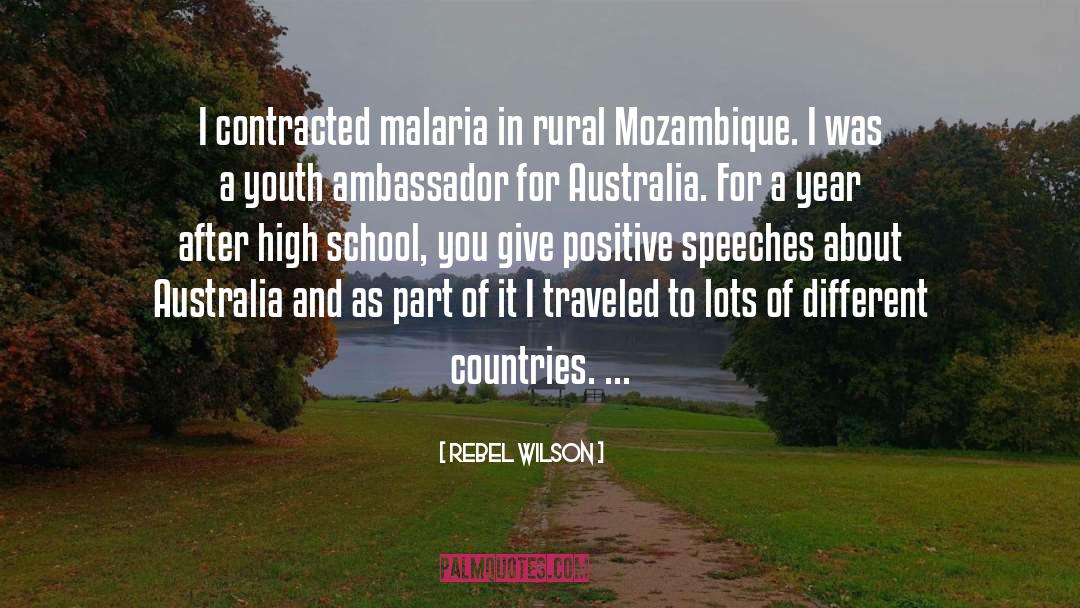 Malaria Eradication quotes by Rebel Wilson