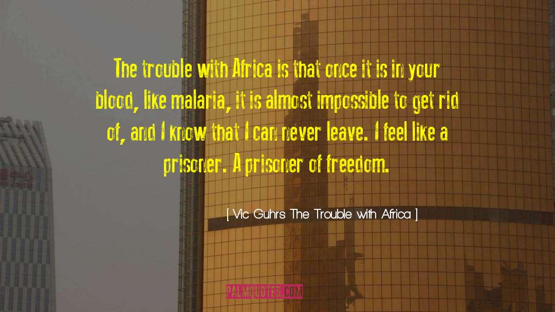 Malaria quotes by Vic Guhrs The Trouble With Africa