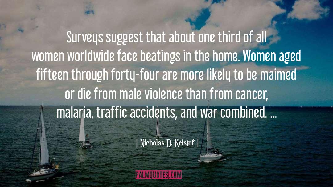 Malaria quotes by Nicholas D. Kristof