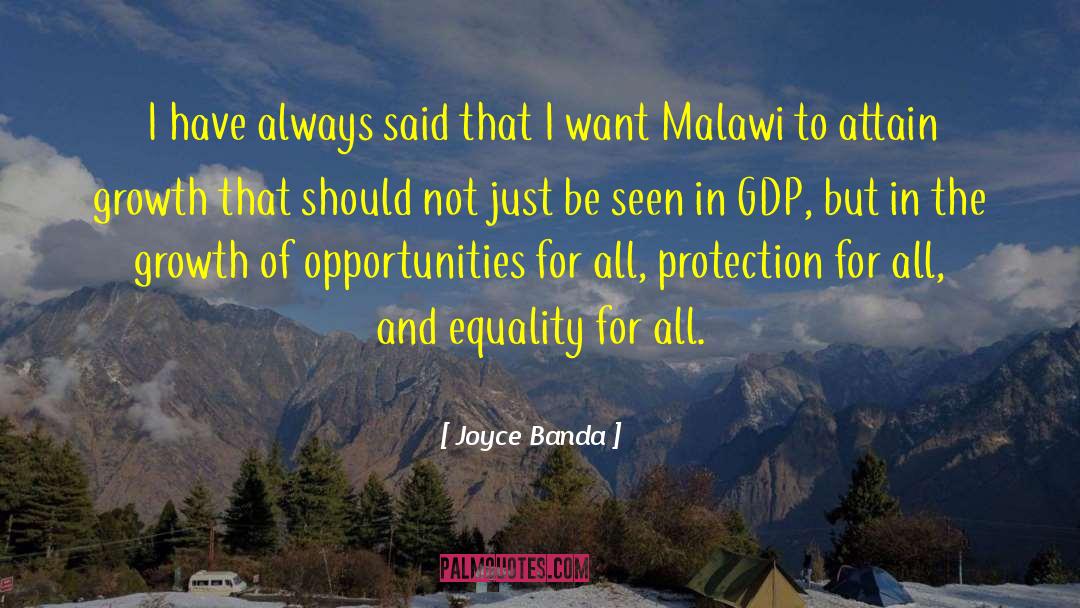 Malawi quotes by Joyce Banda