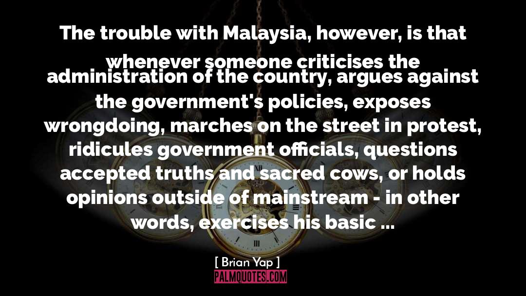 Malaysia quotes by Brian Yap