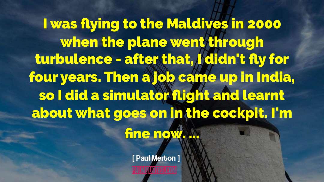 Maldives quotes by Paul Merton