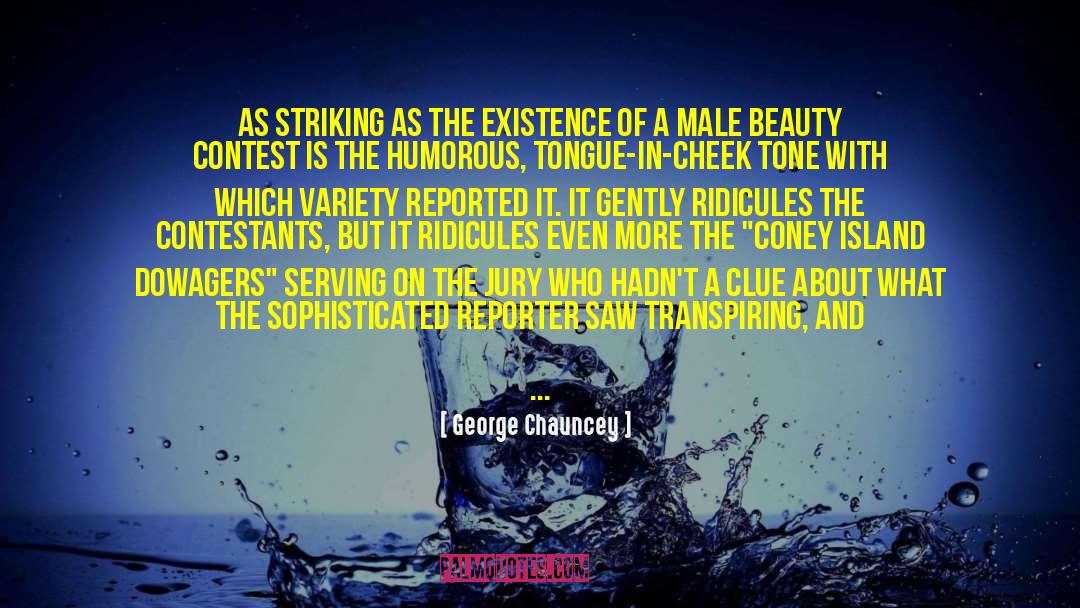 Male Beauty quotes by George Chauncey