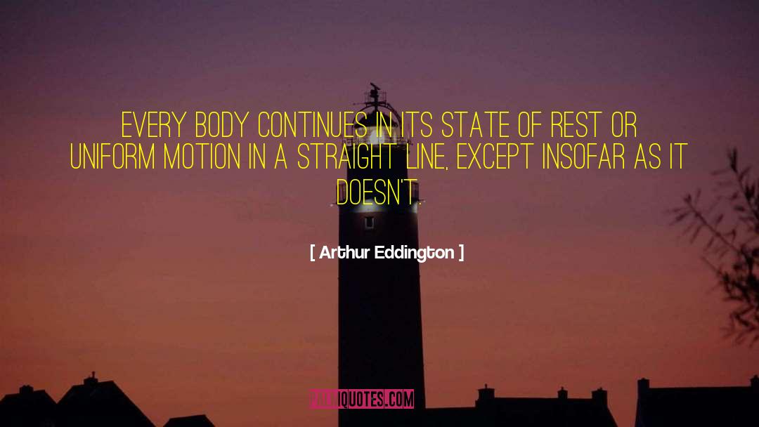 Male Body quotes by Arthur Eddington