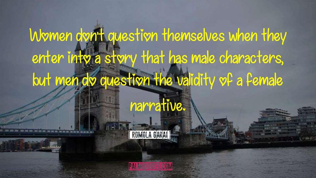 Male Characters quotes by Romola Garai