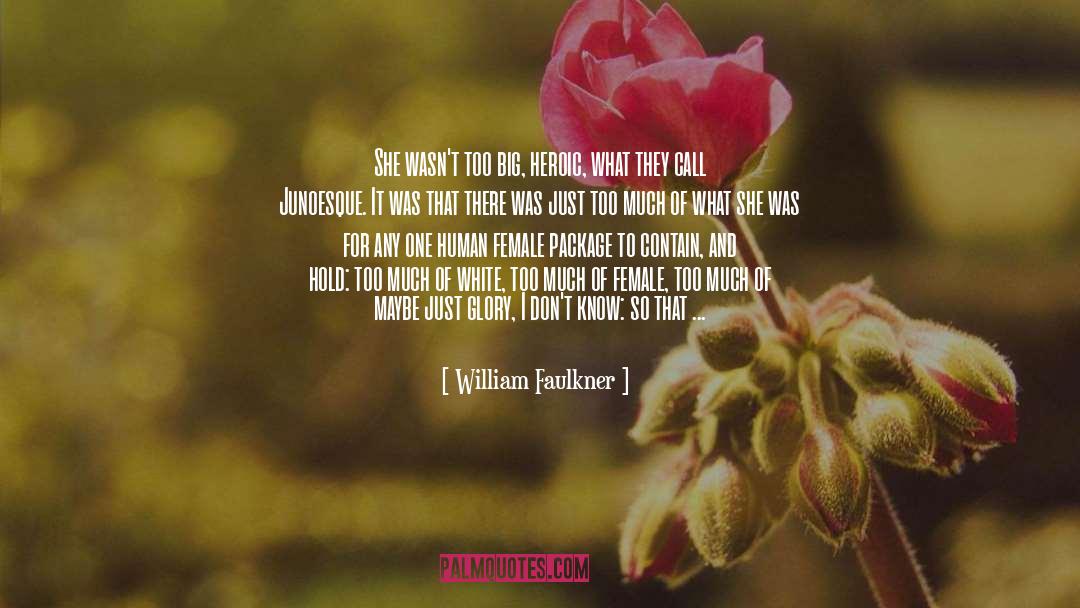 Male Coiffure quotes by William Faulkner