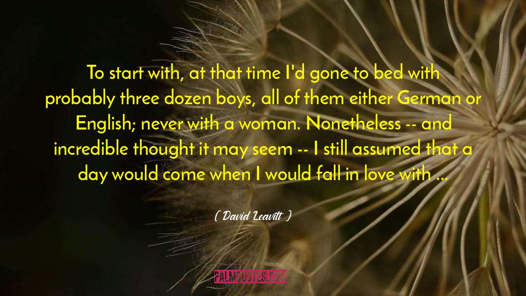 Male Dancers quotes by David Leavitt