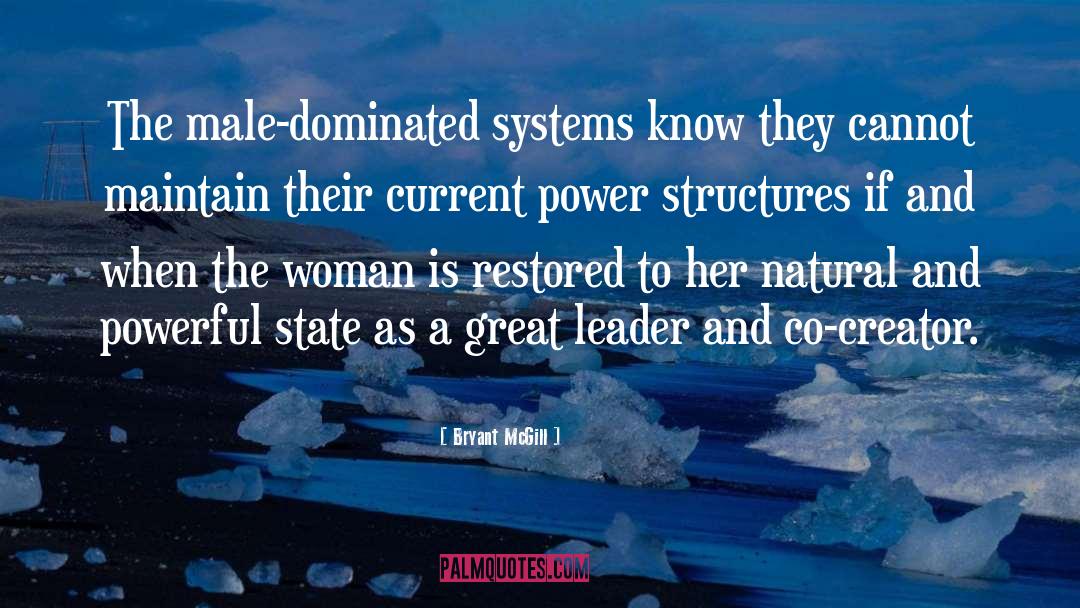 Male Dominated quotes by Bryant McGill