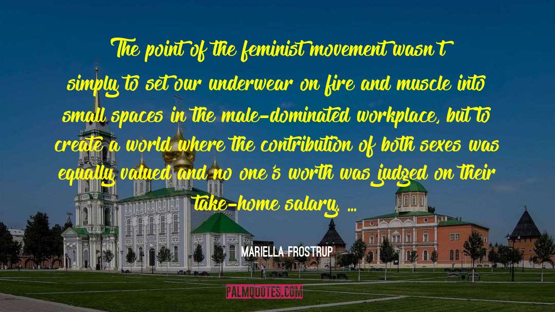 Male Dominated quotes by Mariella Frostrup