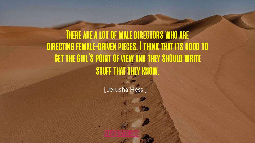 Male Female Relations quotes by Jerusha Hess