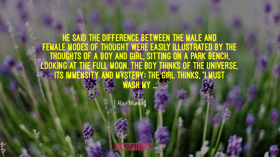 Male Female Relationships quotes by Alice Munro